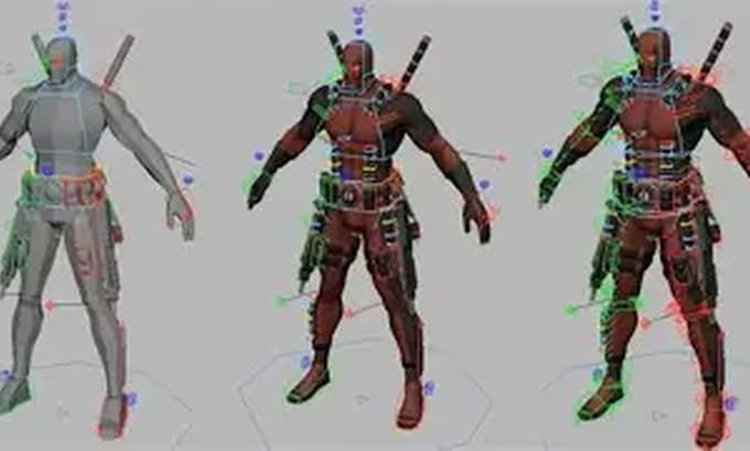 3d character rigging full body character rigging and game ready rigging