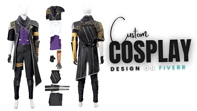 do cosplay creation, cosplay costume commision, props, armor, mask for cosplay