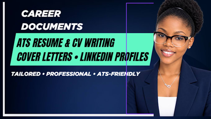 write tailored ats resume, CV, cover letter and linkedin profile