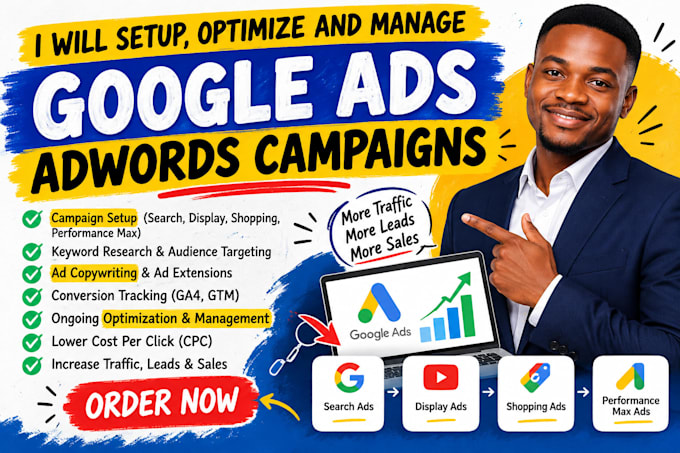 setup optimize and manage google ads adwords