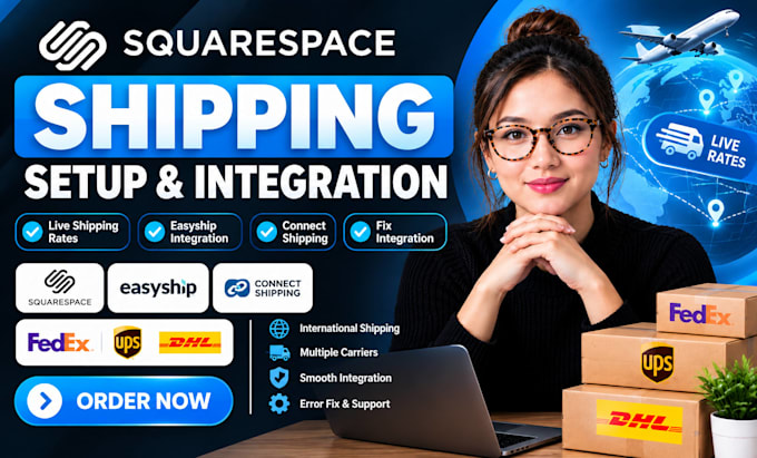 do squarespace live shipping rates, esayship, connect shipping, fix integration
