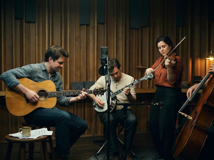 record folk and bluegrass instruments for your song