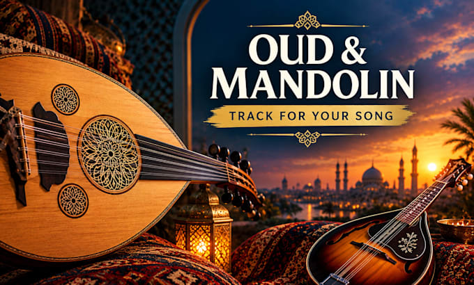 authentic middle eastern oud, mandolin tracks for your song