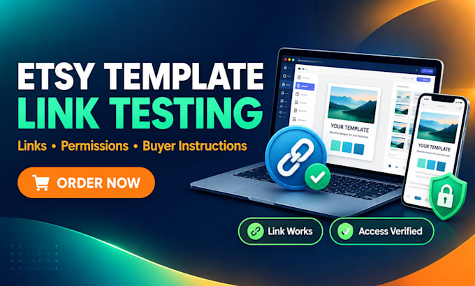 test etsy canva template link etsy listings thumbnails banners access permission