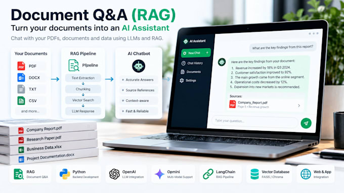 build ai chatbots using python, llm apis and rag
