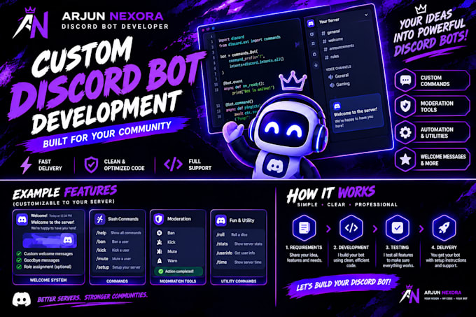 create a custom discord bot