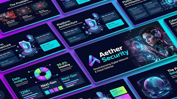 design an investor pitch deck and presentation