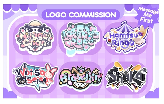make or redesign logo for vtuber and streamer