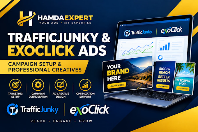 set up trafficjunky and exoclick advertising campaigns