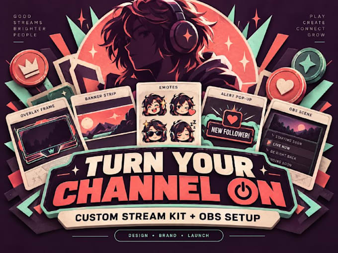 do obs studio setup, streamlabs, whatnot vertical stream overlay, whatnot live
