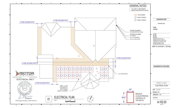 do rooftop solar permit plans roof framing analysis, and engineering documents