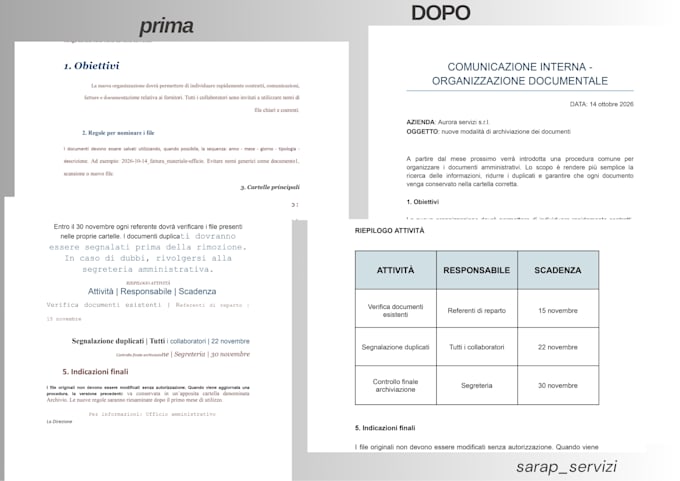 professionally format your italian word documents