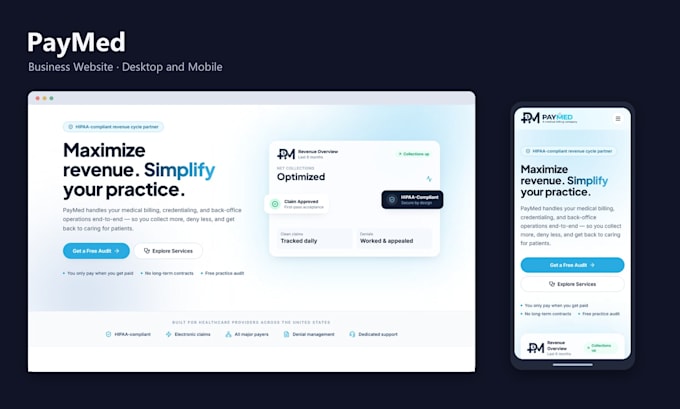 build a responsive nextjs landing page for your business