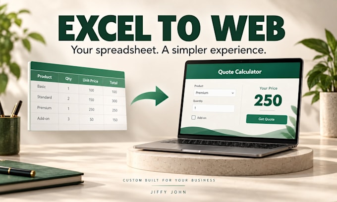 build a custom pricing calculator for your website