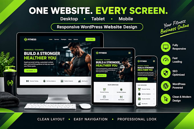 create a wordpress personal trainer website for fitness coaches