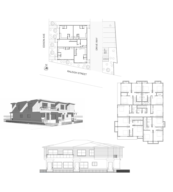 draw your floor plan section elevation in revit and autocad