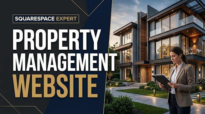 design a squarespace property management website