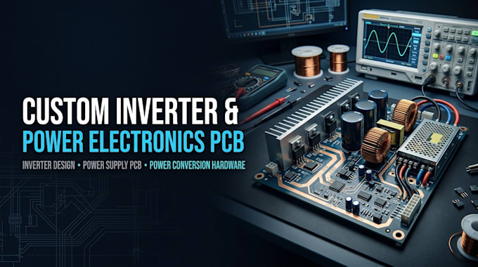 design custom inverter pcb, power supply pcb and power electronics hardware
