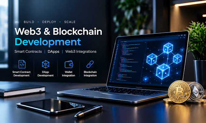 build a decentralized application smart contract blockchain usingweb3 technology