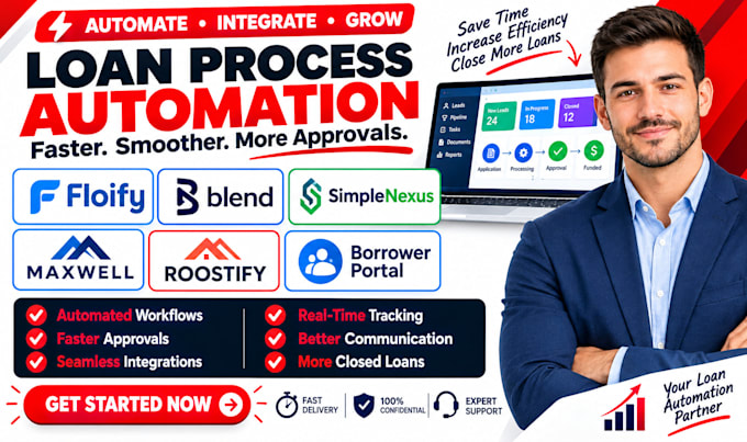 integrate floify blend simplenexus maxwell roostify borrower portal automation