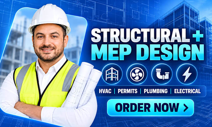 do structural mep, hvac, building permit, plumbing and electrical engineering