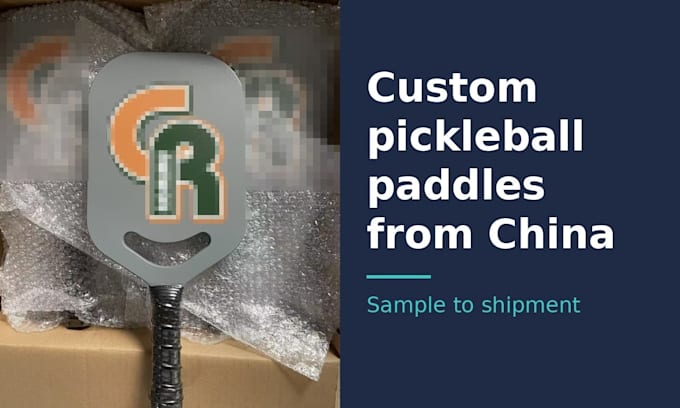 source custom pickleball paddles from china