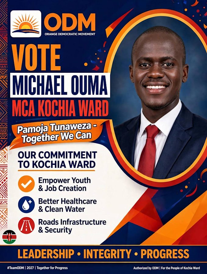 design political campaign posters for mp, mca 2027 aspirant