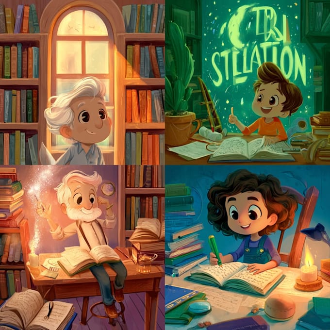 do cute children book illustrations