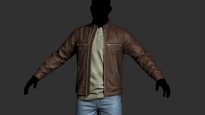 model 3d character outfits apparels and props