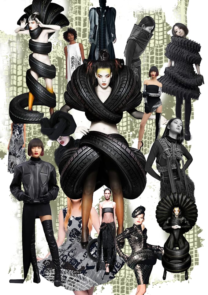 create fashion collection concept board