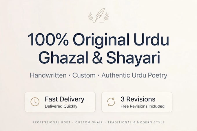 write custom poetry and greeting