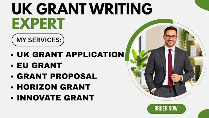 write a UK grant application, innovate funding, eu horizon, grant proposal