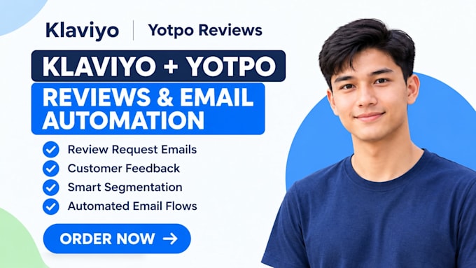 setup klaviyo yotpo review customer feedback segmentation email automation