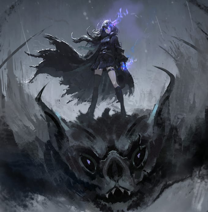 draw custom 2d character art for games and stories