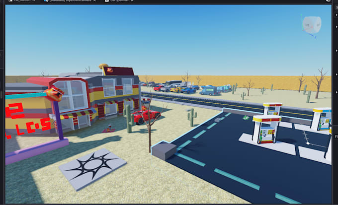 create a custom roblox game and design a professional map
