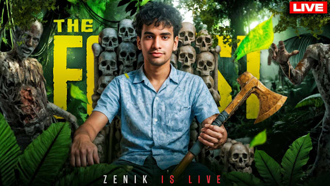 design eye catching gaming youtube thumbnails and livestream posters
