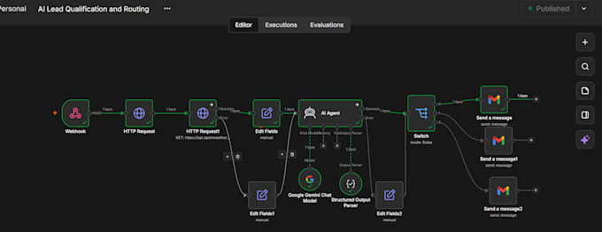 build n8n workflow automation and ai integrations