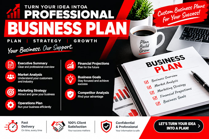 write a professional business plan
