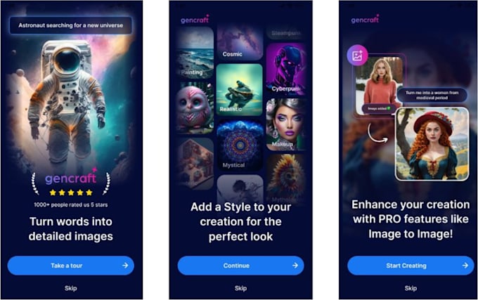 develop ai image editing, image generator, video editing app, photo like capcut