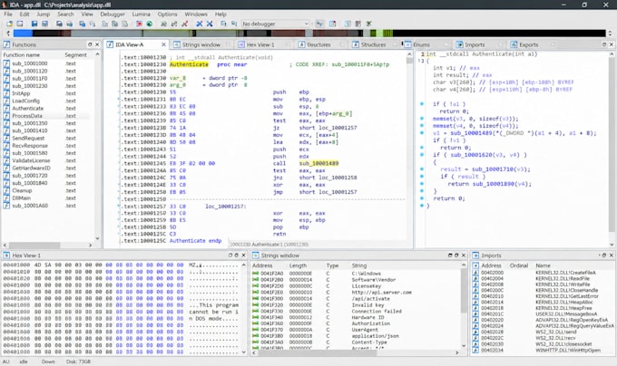 do reverse engineering of mobile apps, binary sdk, dll, exe