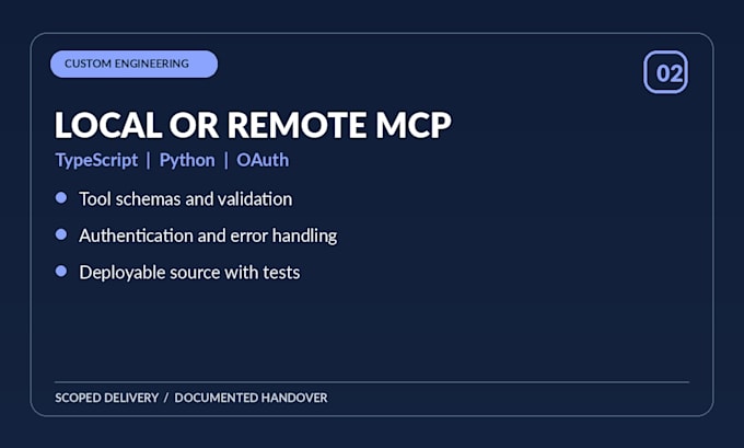 build a secure custom mcp server for claude and ai agents