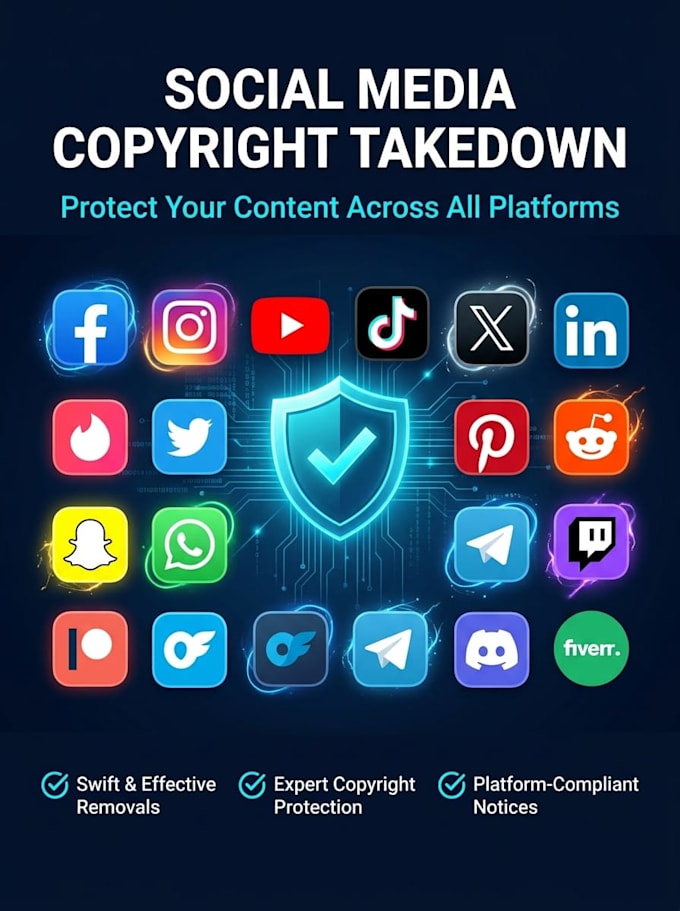 help you with dmca takedown notices and copyright protection