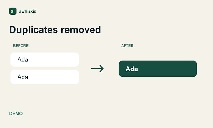 do data cleaning for an organized CSV
