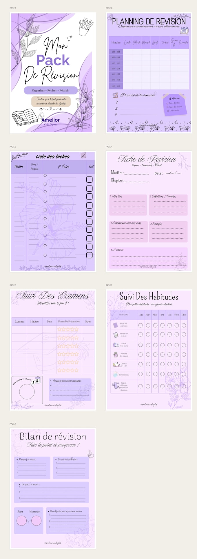 design a beautiful and functional planner