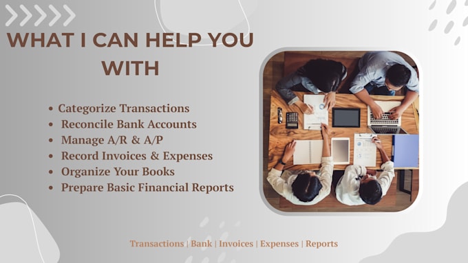be your virtual bookkeeper and accounting assistant