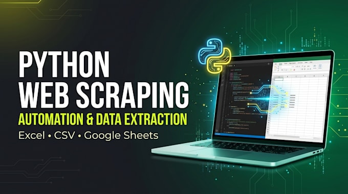 build a python script, web scraper or automation bot for your business
