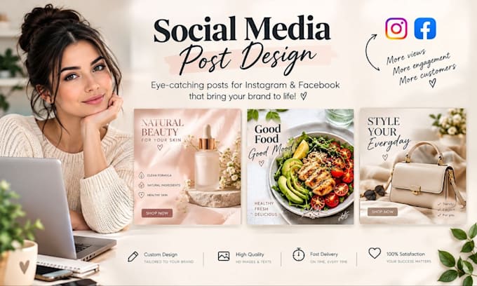 design social media posts