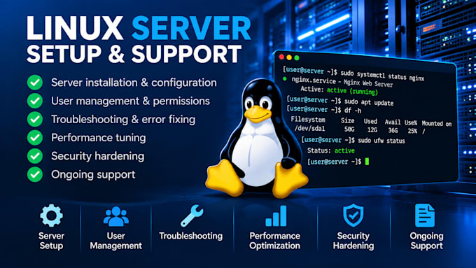configure linux servers cicd pipelines and AWS cloud
