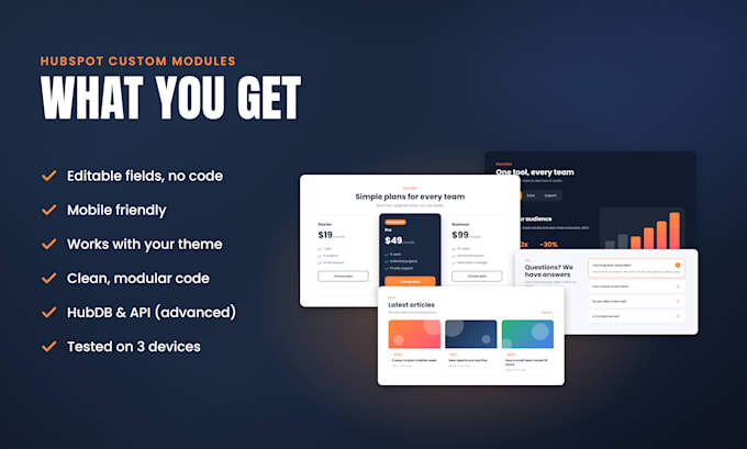 build custom hubspot cms modules