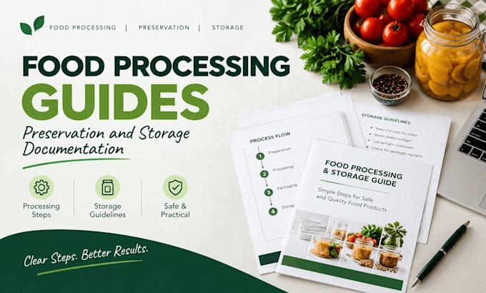create food processing and preservation guides